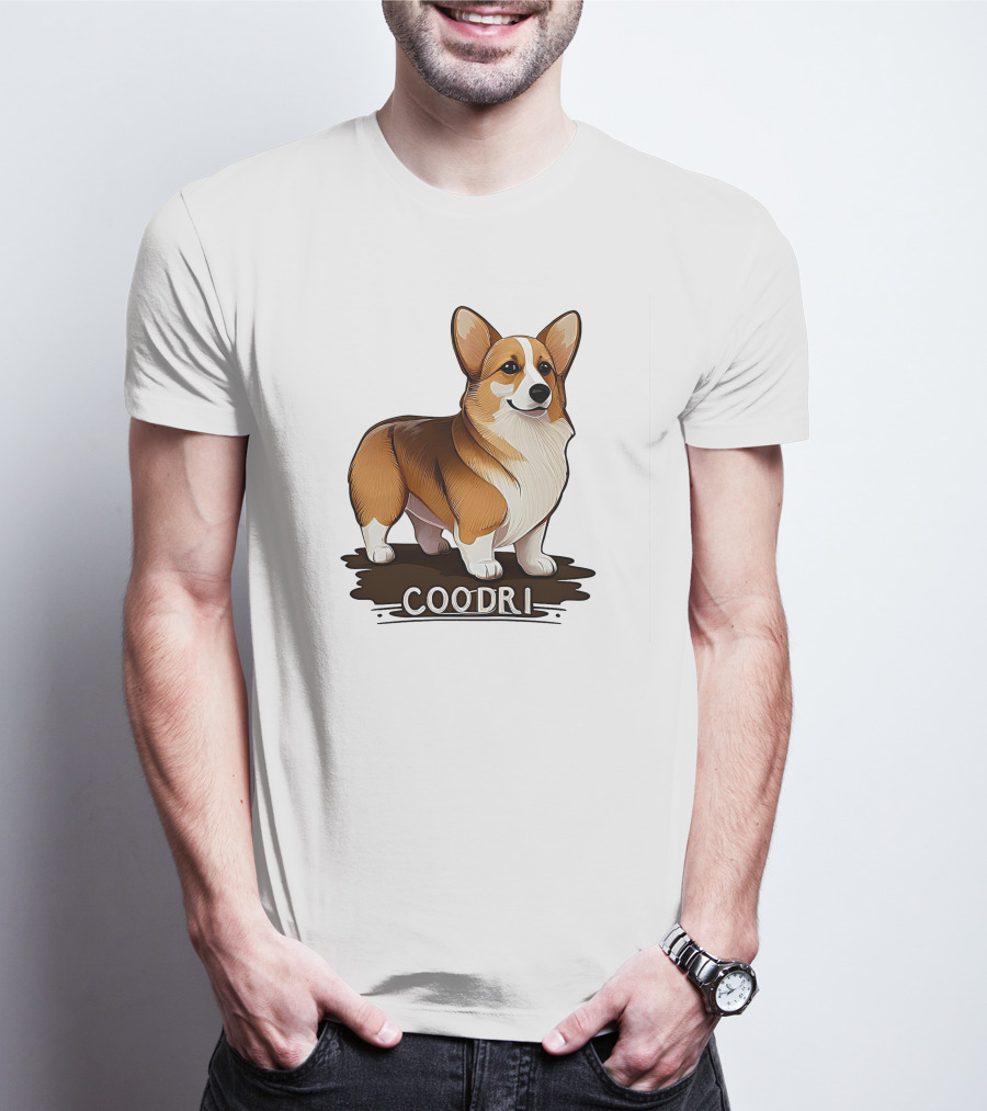 Coodrl Corgi Coodri Cute Dog T-Shirt