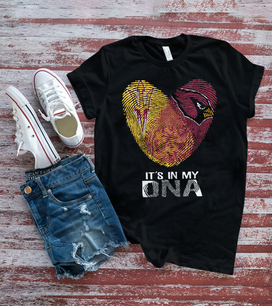 Cardinals Arizona State Sun Devils It's In My DNA T-Shirt