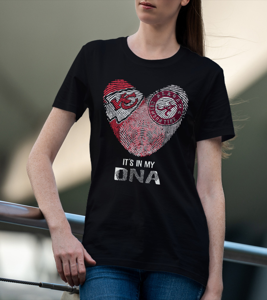 Chiefs Alabama It's In My DNA Fingerprint T-Shirt