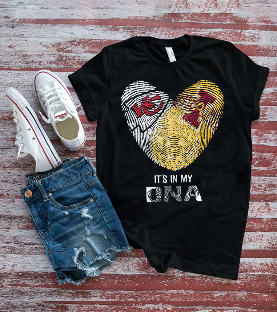 Kansas City Chiefs Iowa State It's In My DNA T-Shirt