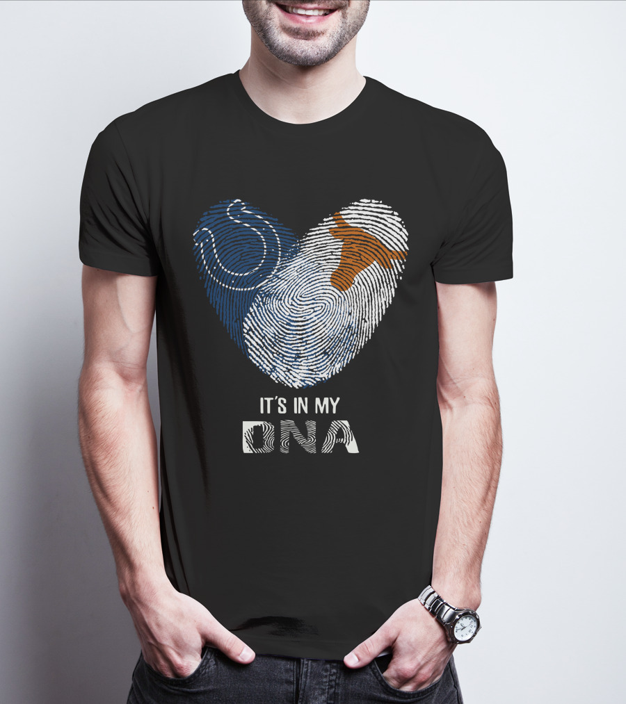 Colts Longhorns It's In My DNA T-Shirt