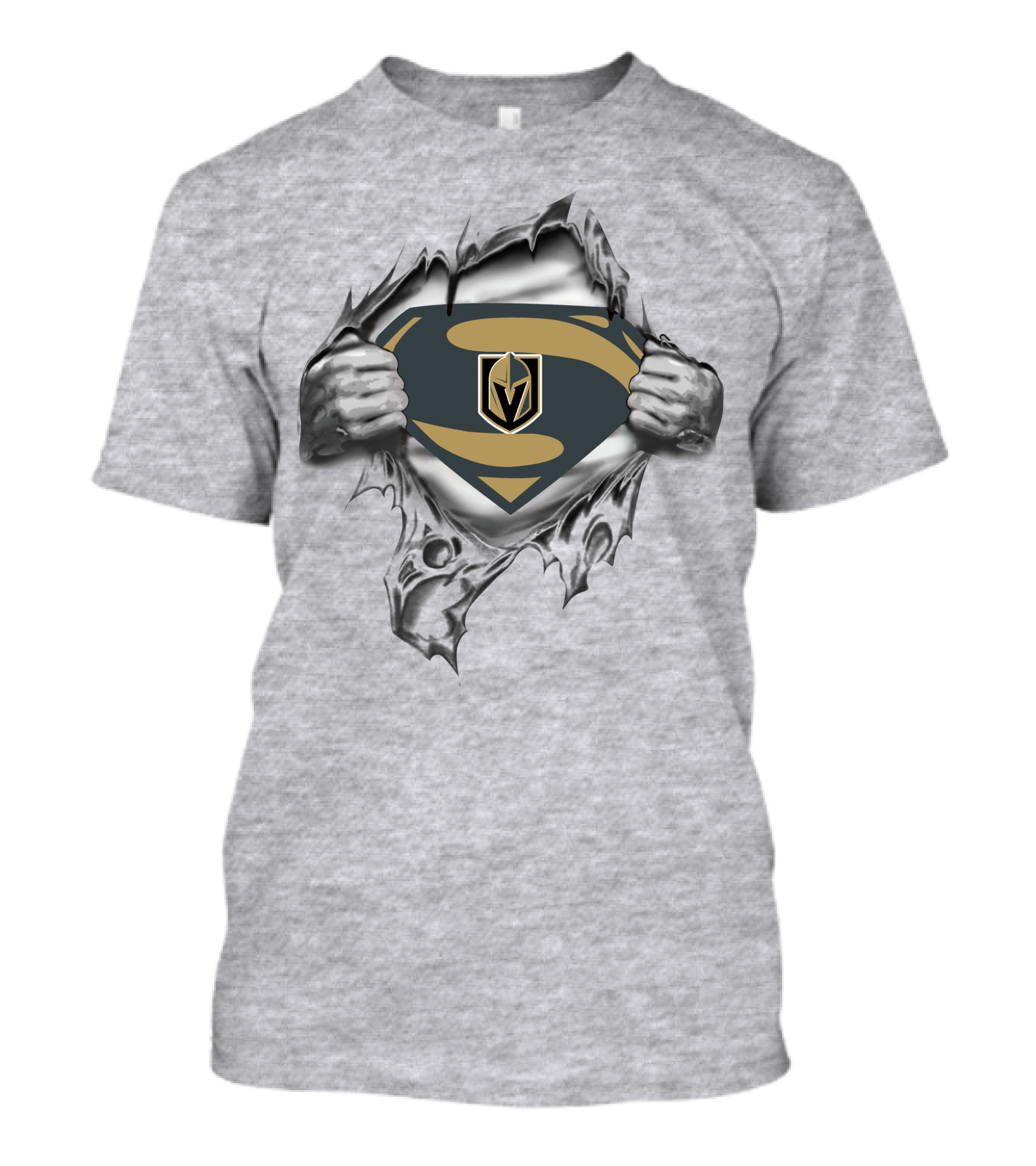 Vegas Golden Knights Superman Crest T-Shirt