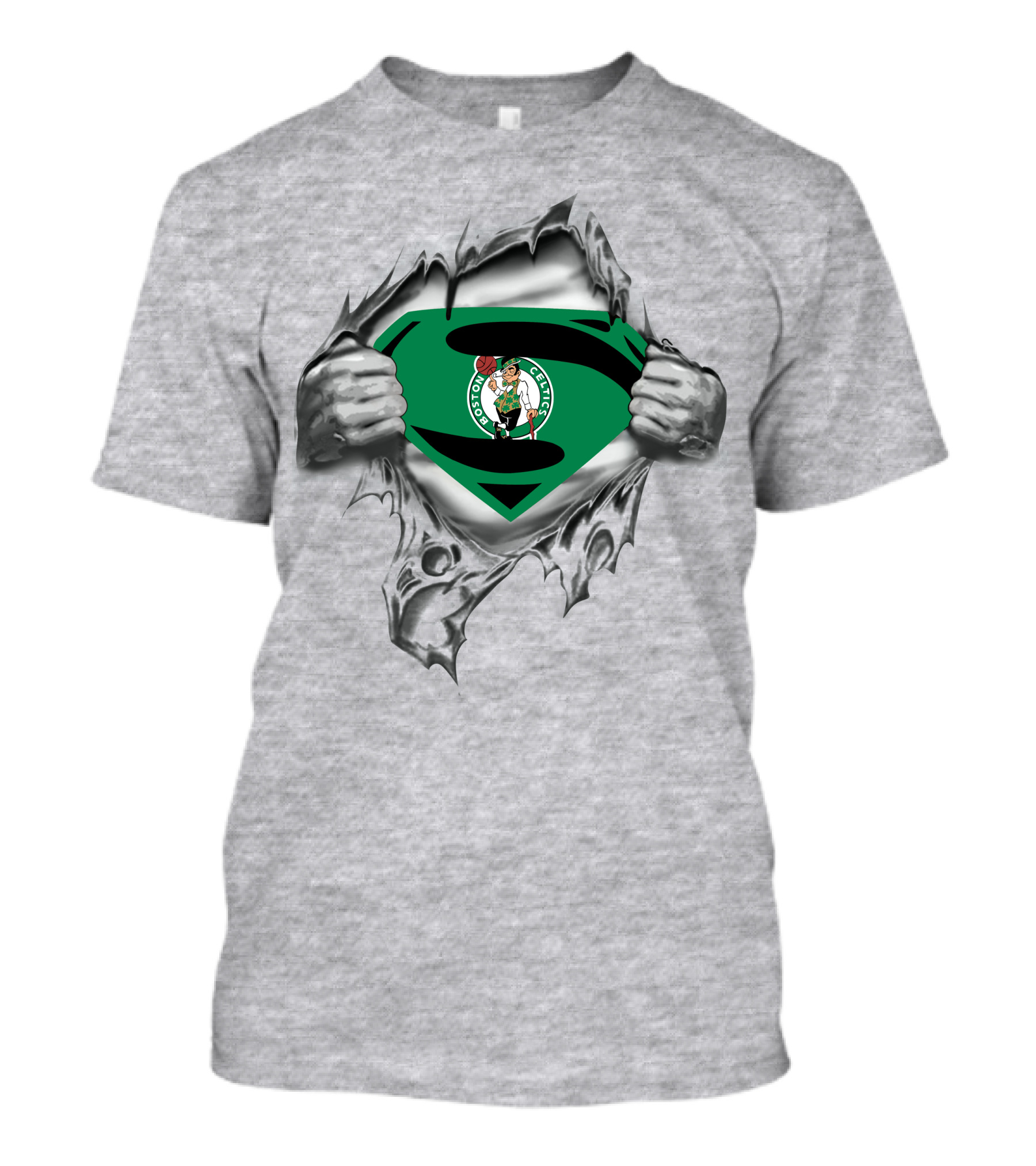 Boston Celtics Superman Logo Breakout T-Shirt