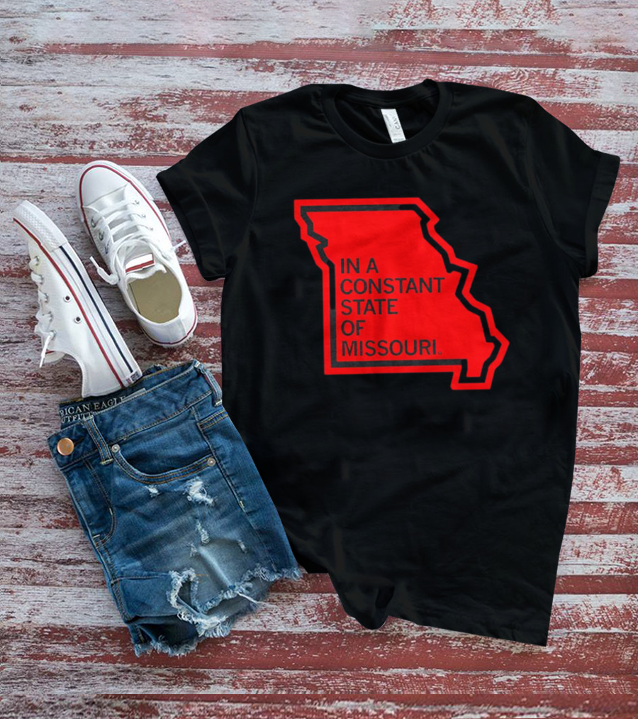 In A Constant State Of Missouri Map T-Shirt