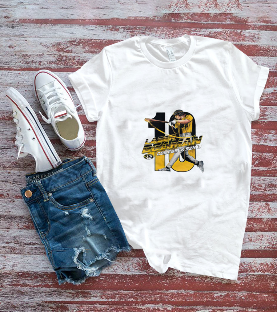 Laser Beaman Comeback SZN Missouri Baseball T-Shirt