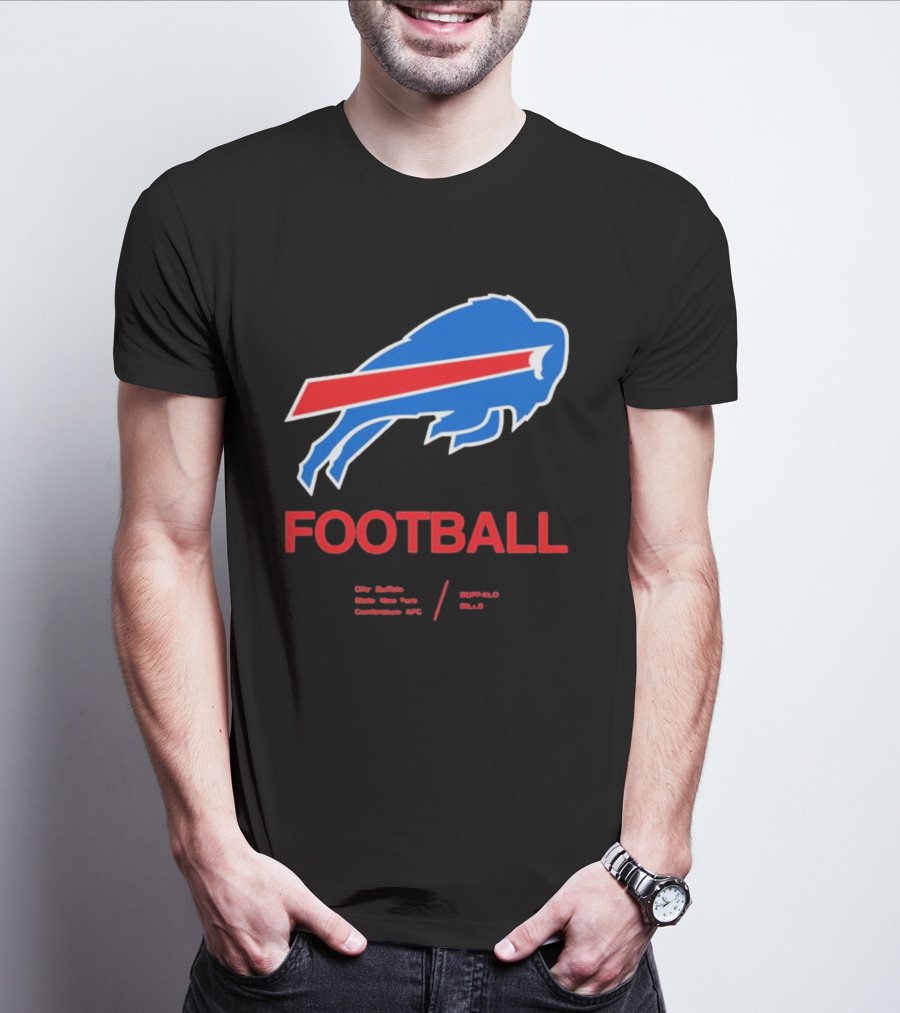 Buffalo Bills Football Marissa Figueroa Wears T-Shirt