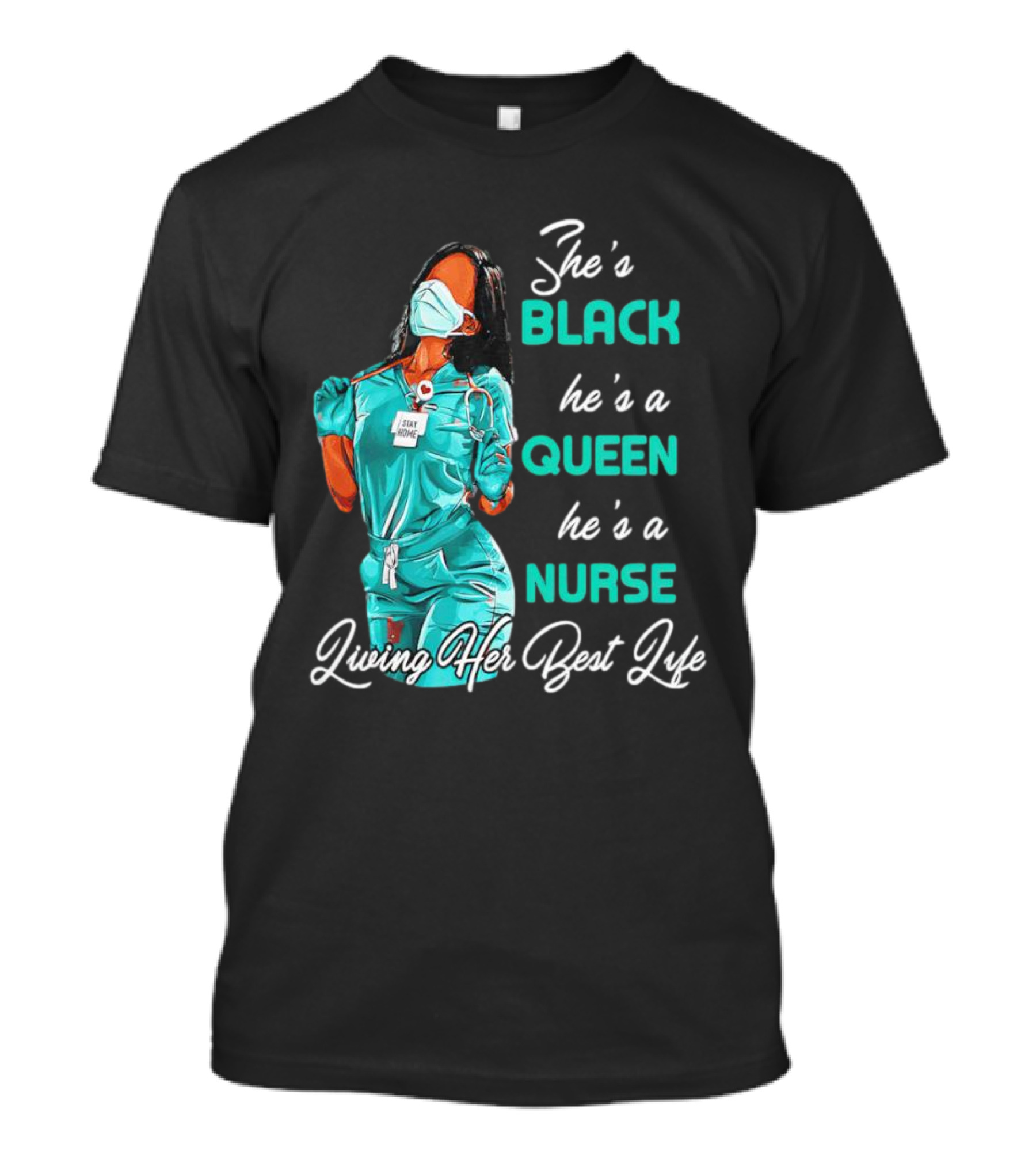 BLACK QUEEN NURSE Doing Her Thing T-Shirt