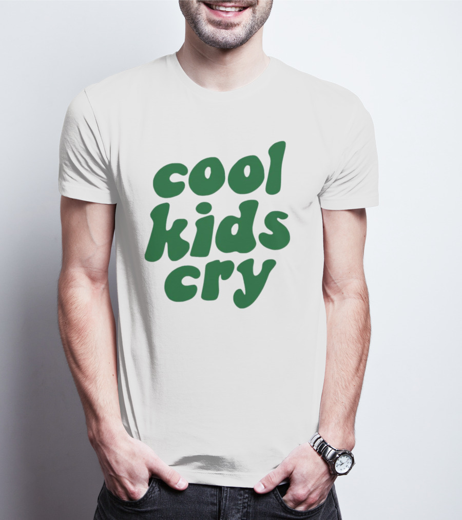Cool Kids Cry Retro Green T-Shirt