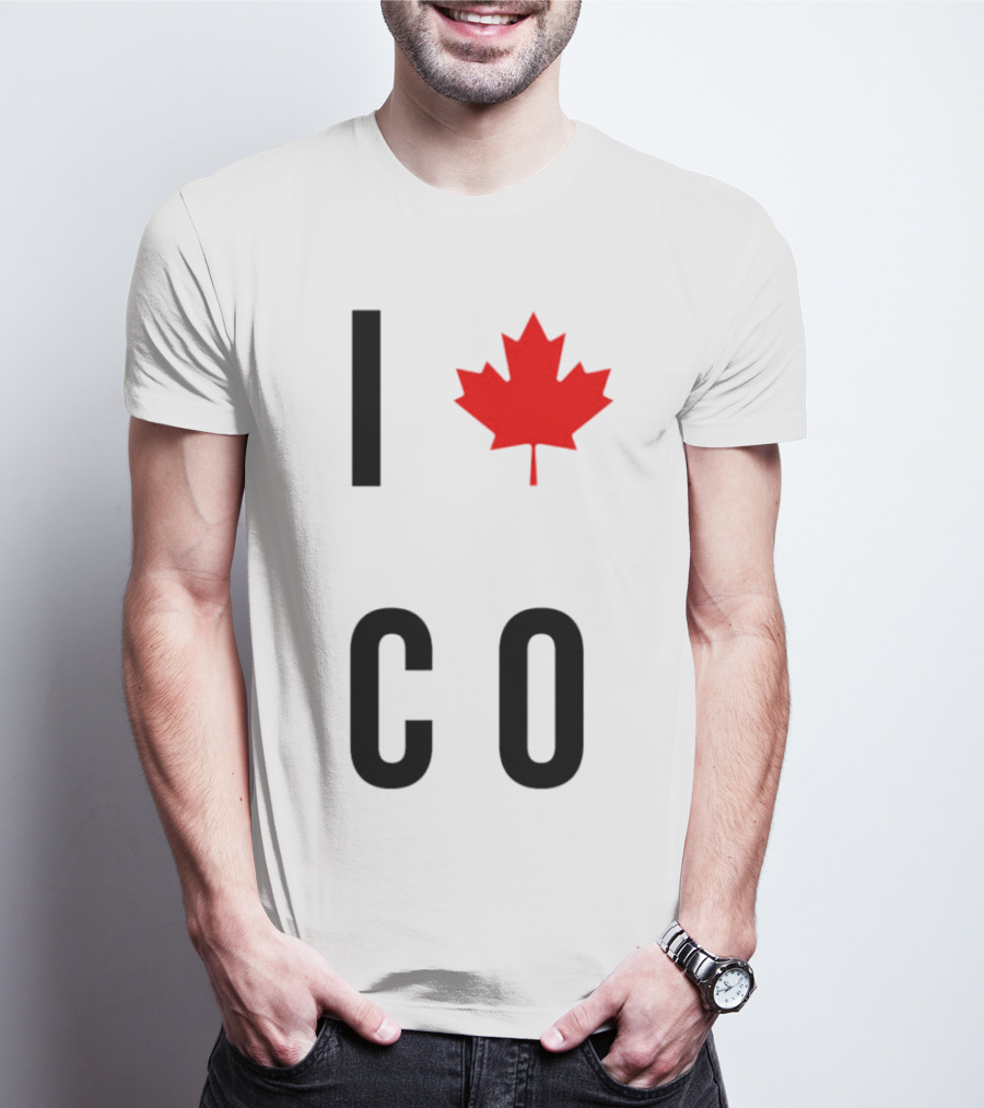 I Love Colorado Maple Leaf Co T-Shirt