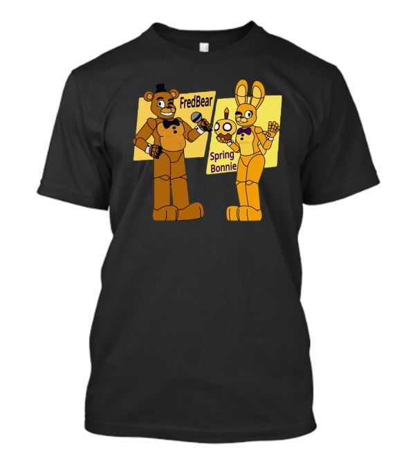 FredBear And Springbonnie Animatronic Duo From Five Nights At Freddy's T-Shirt