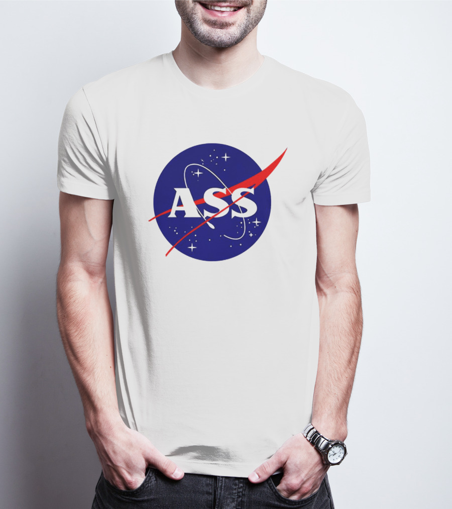 Nasa Ass Logo Space T-Shirt