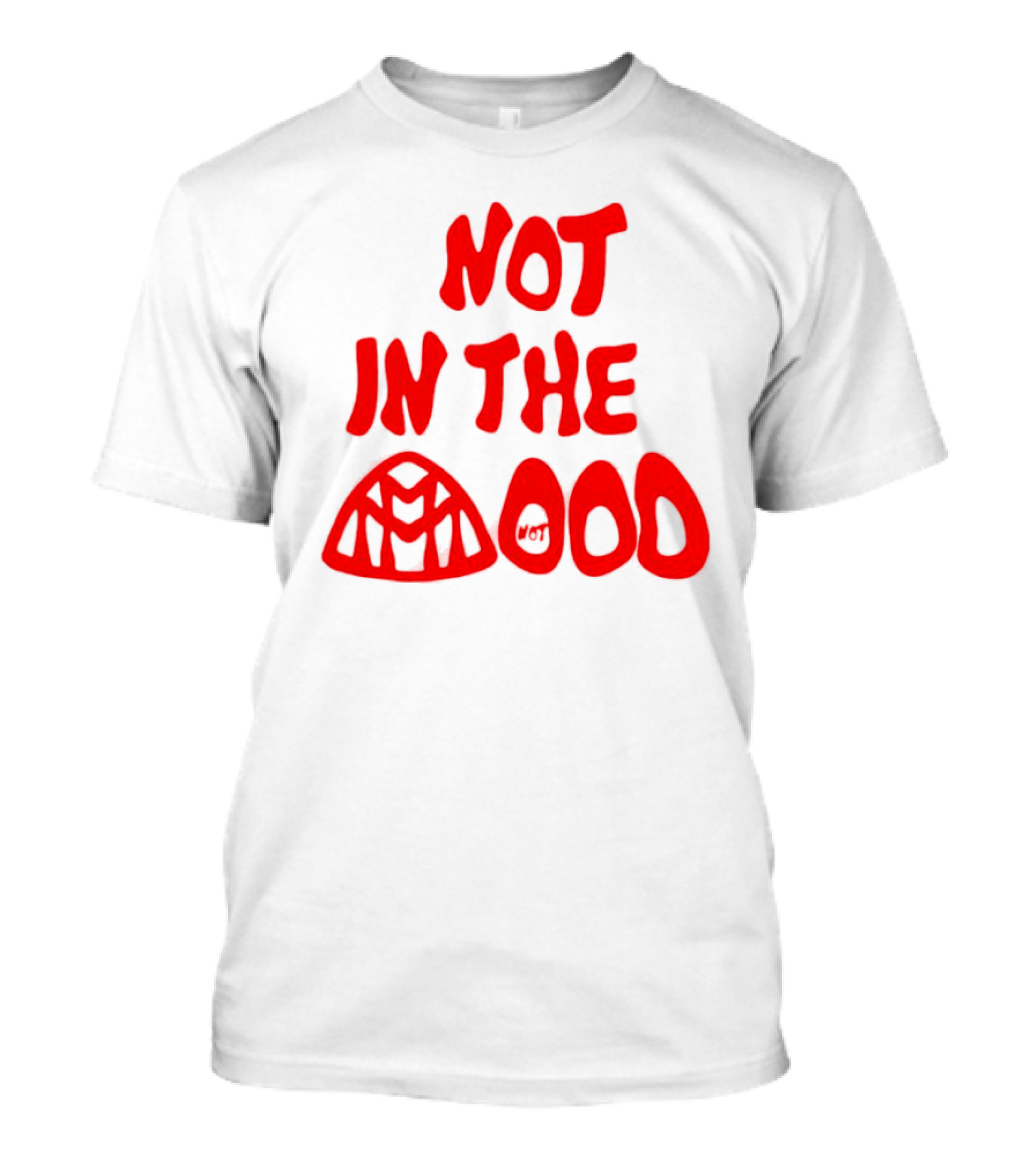 NOT IN THE MOOD Spider-Man Venom Not Mood Balloon Faces T-Shirt