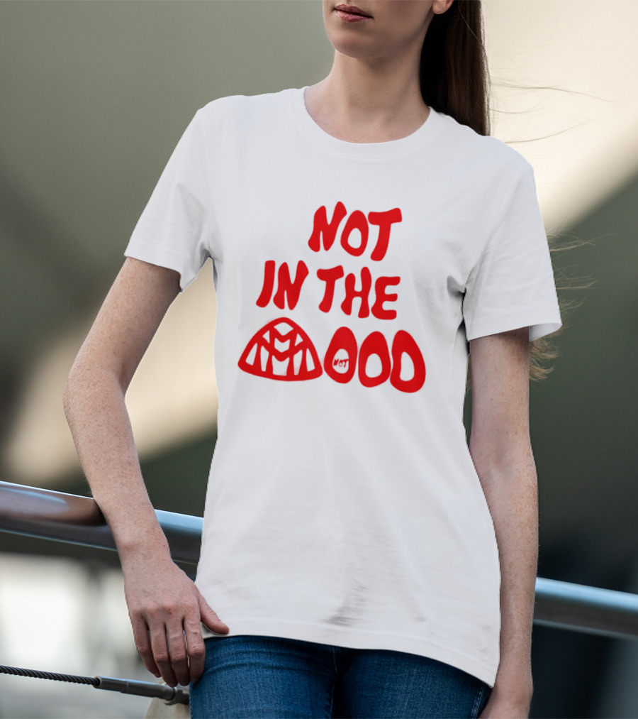 NOT IN THE MOOD Spider-Man Venom Not Mood Balloon Faces T-Shirt