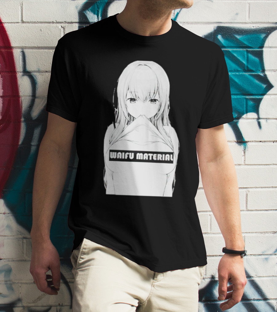 Waifu Material Anime Girl Manga T-Shirt