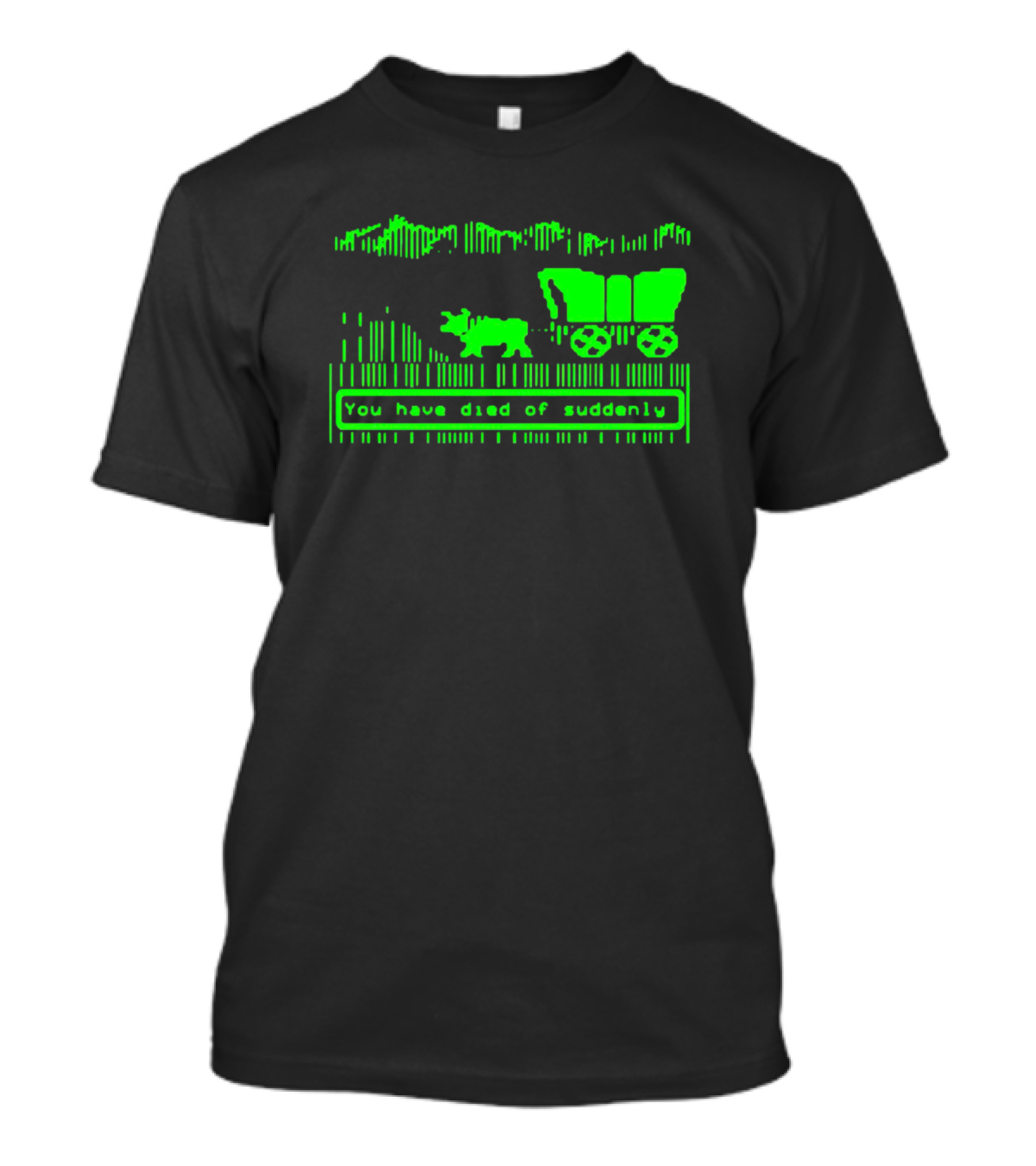 You Have Died Of Suddenly Retro Video Game Wagon T-Shirt