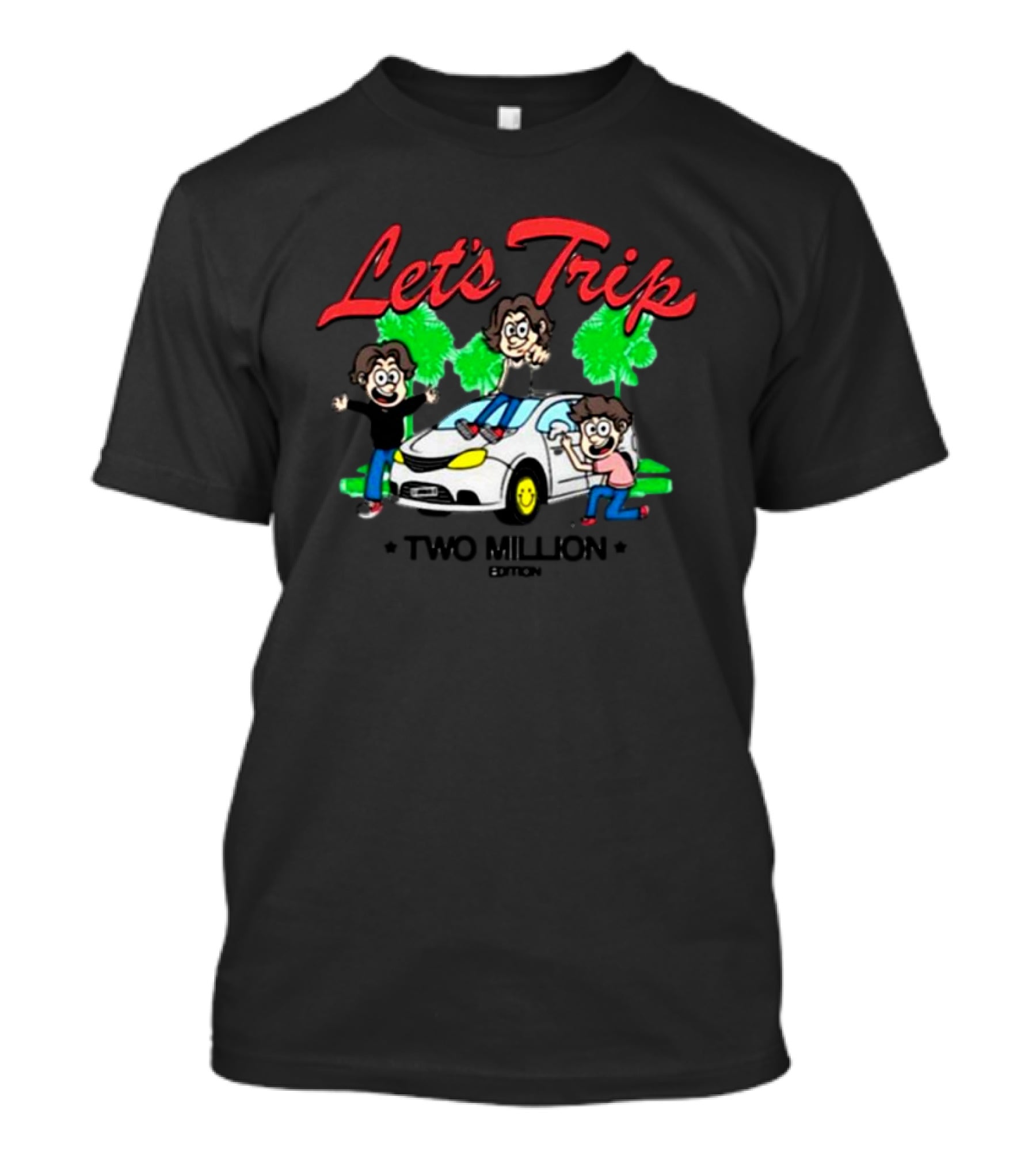 Let's Trip Sturniolo Triplets Two Million Edition T-Shirt