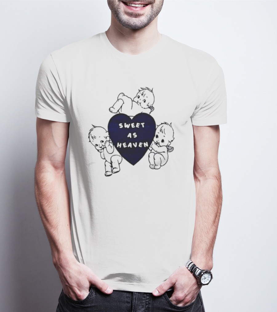 Sweet As Heaven Heart With Adorable Babies T-Shirt