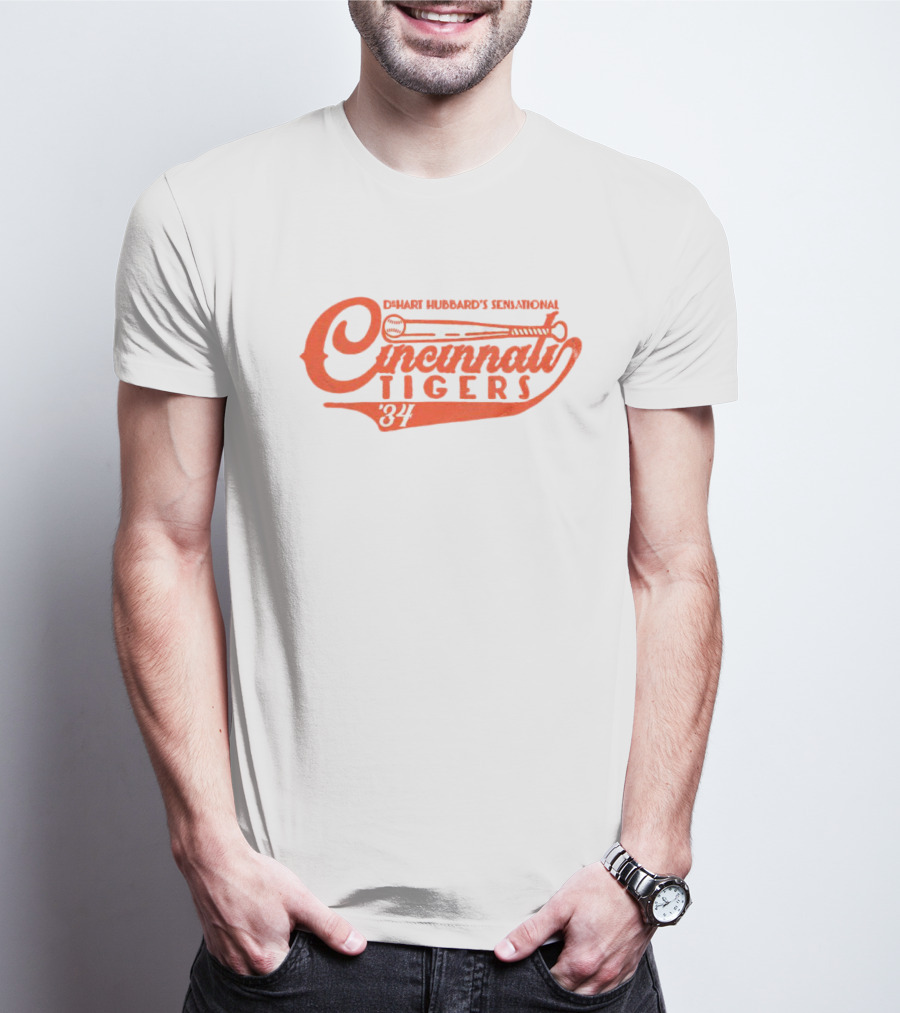 Cincinnati Tigers DeHart Hubbard's Sensational '34 T-Shirt