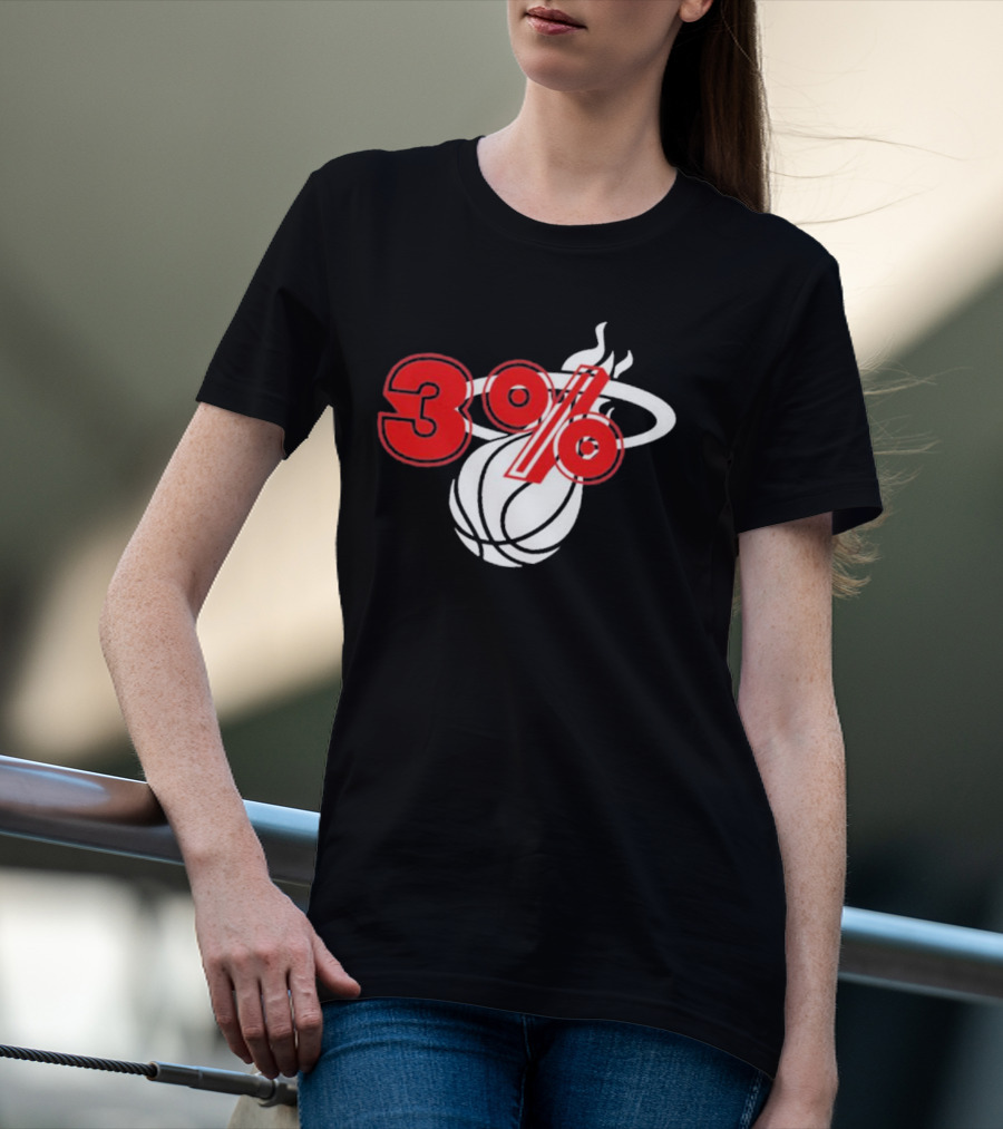 3% Heat Culture Miami Basketball T-Shirt