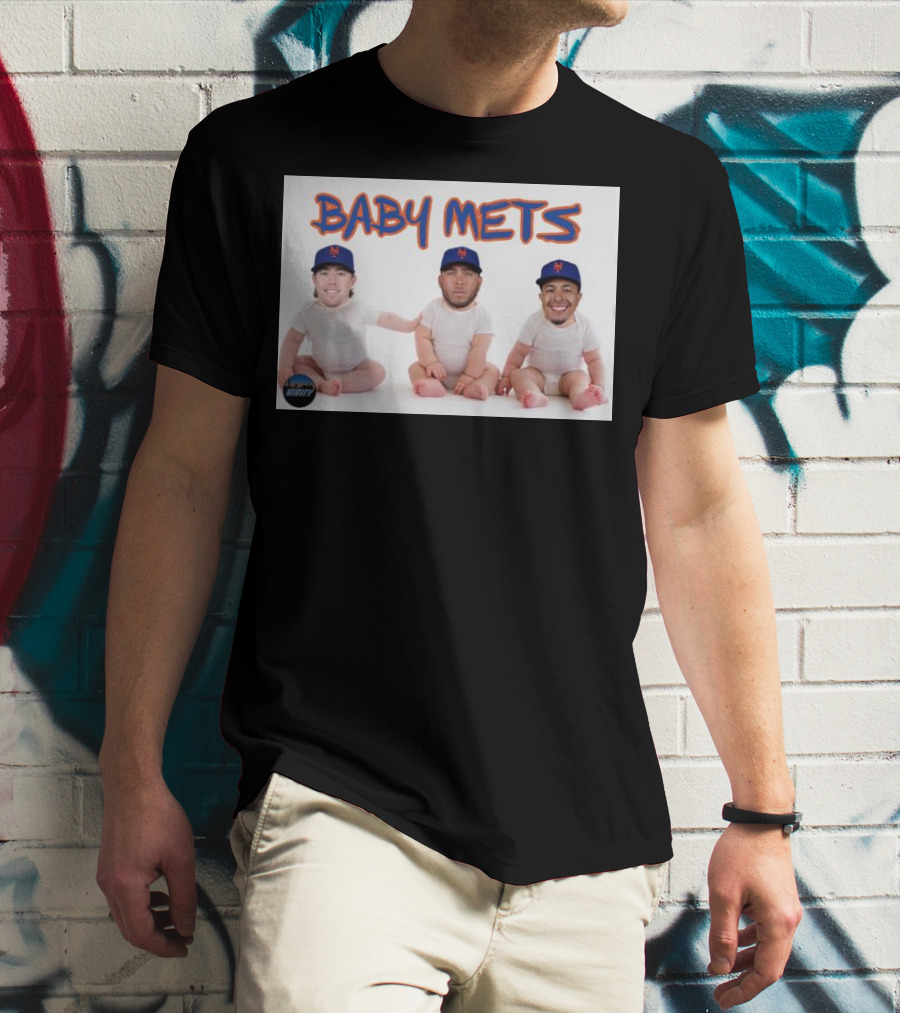 Brett Baty Mark Vientos Francisco Álvarez Baby Mets New York Mets T-Shirt