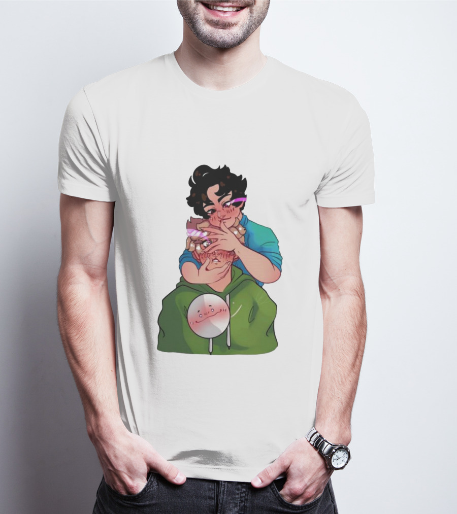 DNF Cartoon Dream SMP Fanart Hoodie Boys Hugging T-Shirt