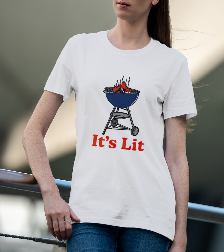 It's Lit Grill Flame Barbecue T-Shirt