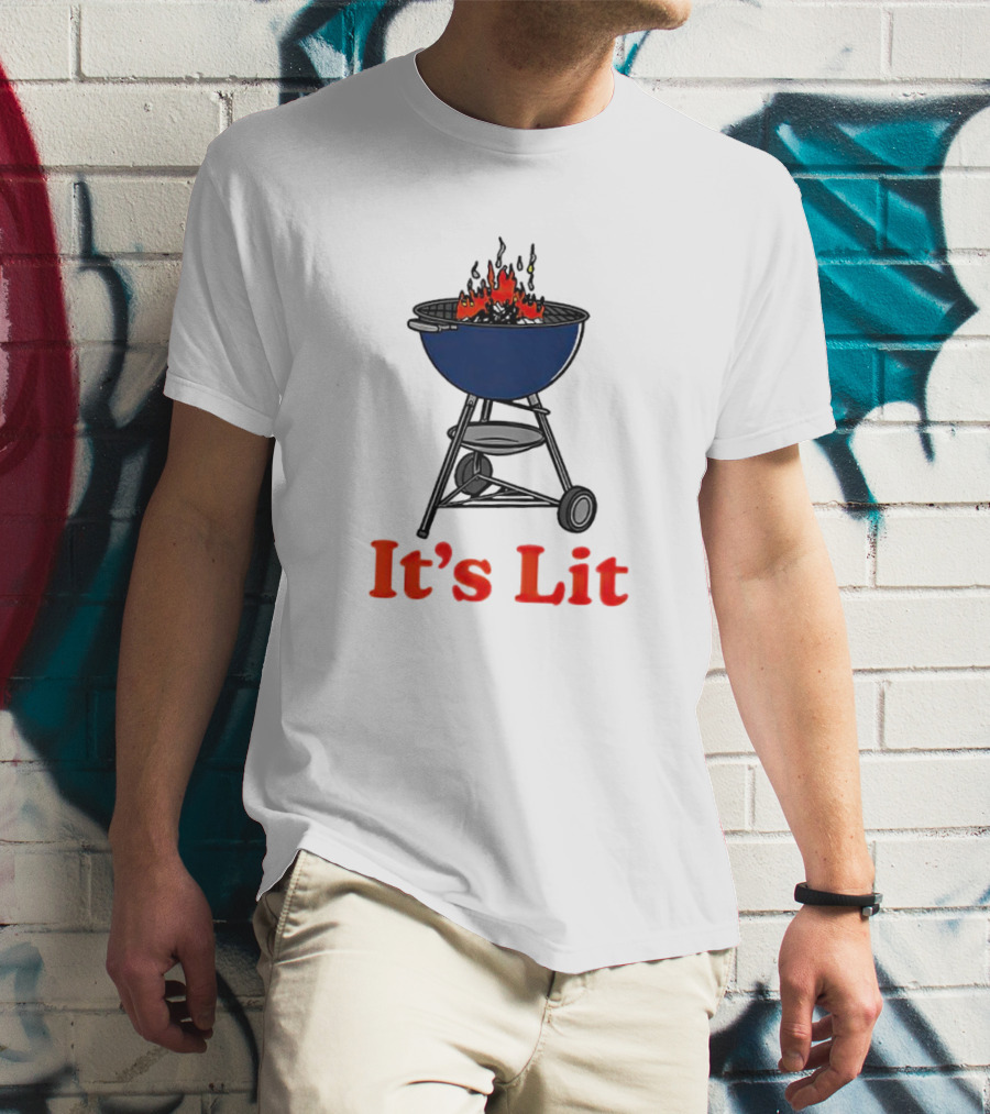It's Lit Grill Flame Barbecue T-Shirt