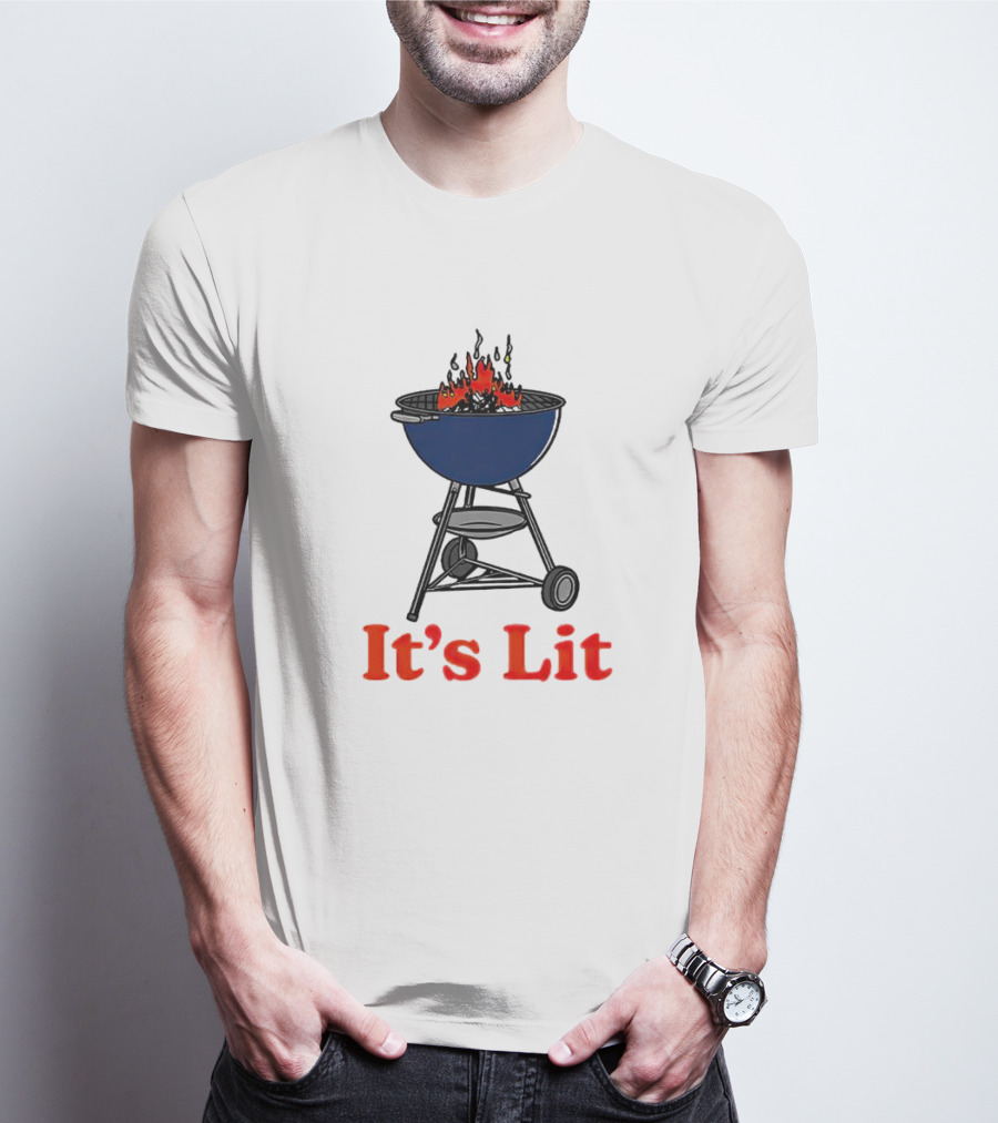 It's Lit Grill Flame Barbecue T-Shirt
