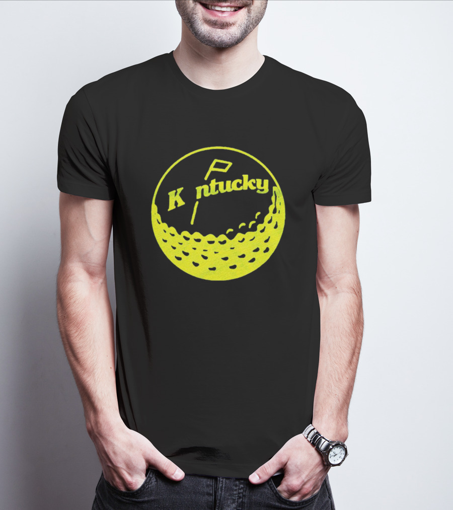 Kentucky Golf Ball Logo With Retro T-Shirt