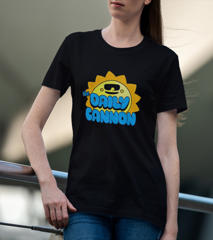 The Daily Cannon Sunburst Smile Emblem T-Shirt