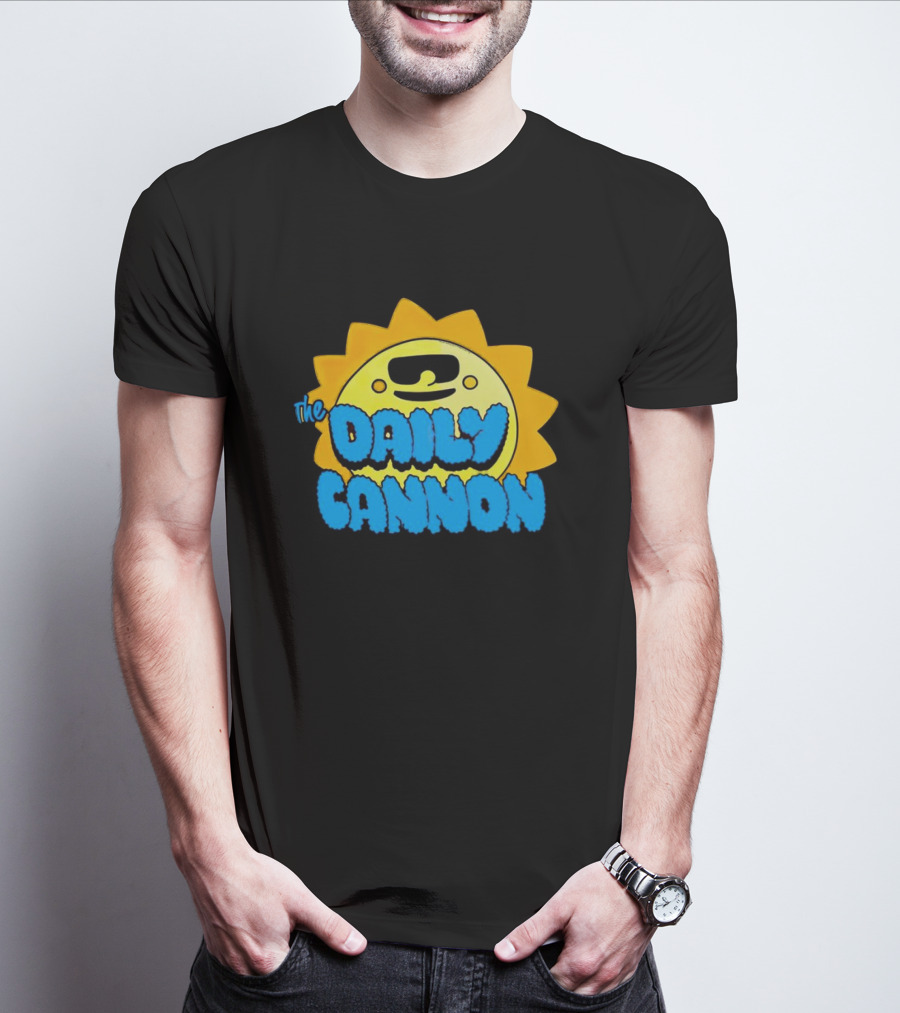 The Daily Cannon Sunburst Smile Emblem T-Shirt