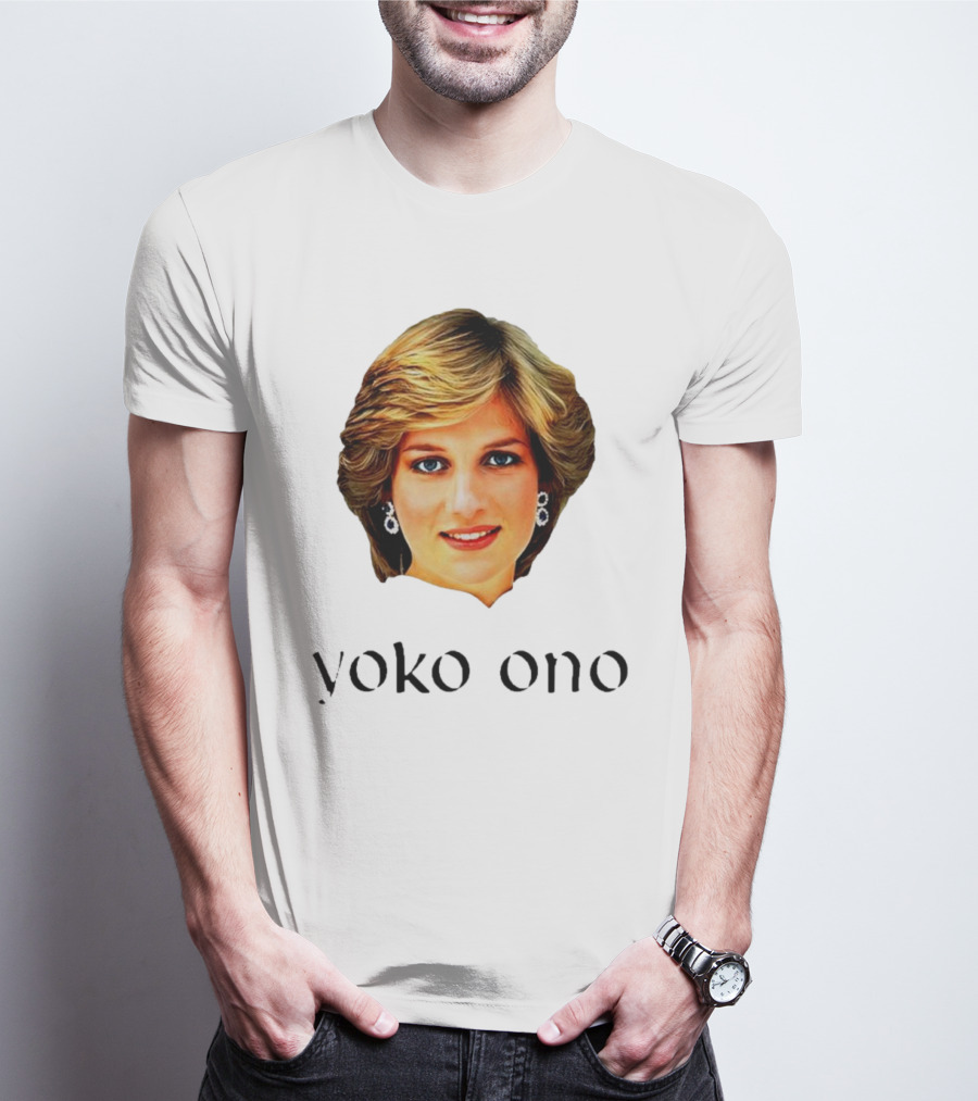 Yoko Ono Diana Iconic Style Fusion T-Shirt