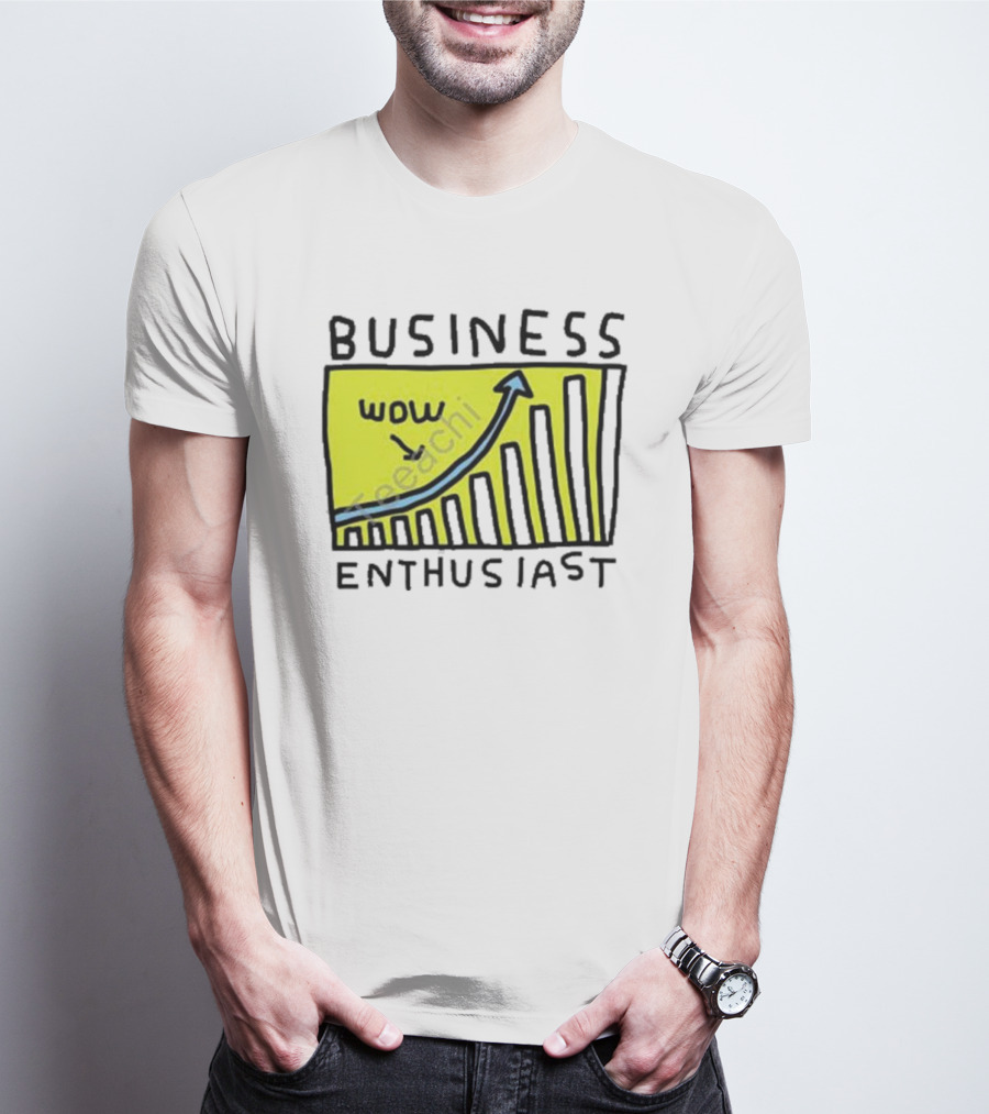 BUSINESS ENTHUSIAST WOW ARROW GRAPH T-Shirt