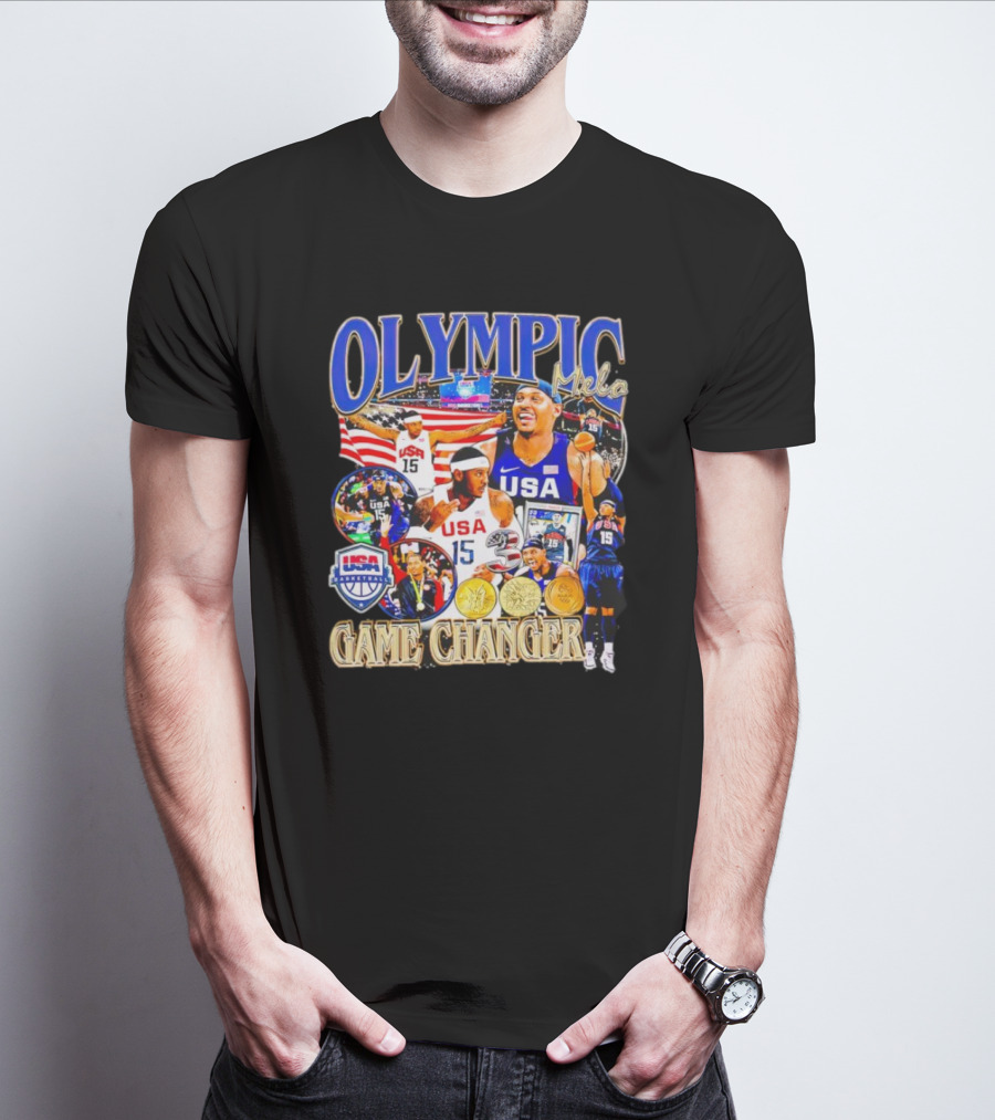 OLYMPIC Melo USA Basketball 15 Game Changer T-Shirt