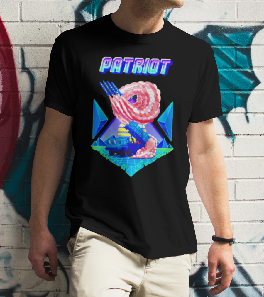 Patriot Retro Futuristic Missile Launcher T-Shirt