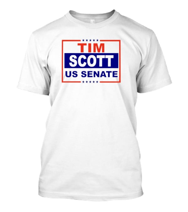 Tim Scott US Senate Campaign Red And Blue Stars T-Shirt