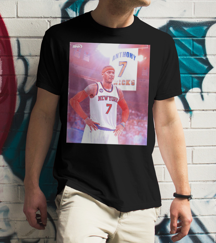 Anthony 7 New York Knicks Basketball Jersey T-Shirt