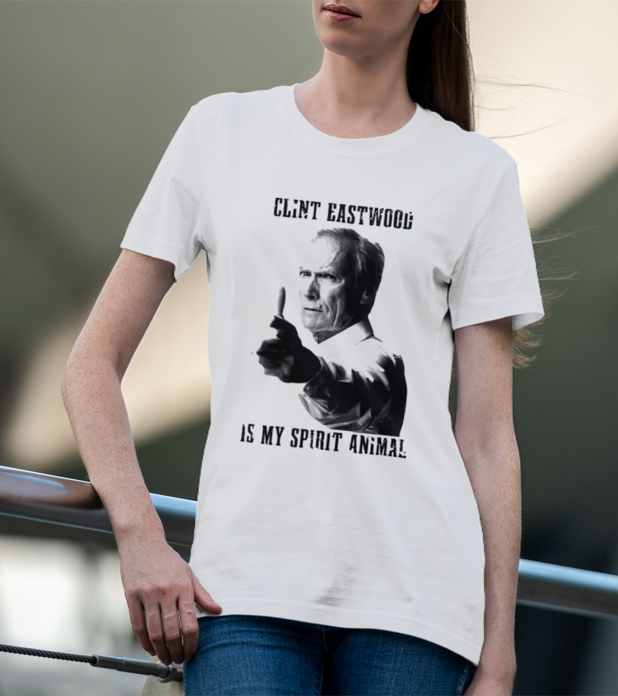 Clint Eastwood Is My Spirit Animal Image T-Shirt