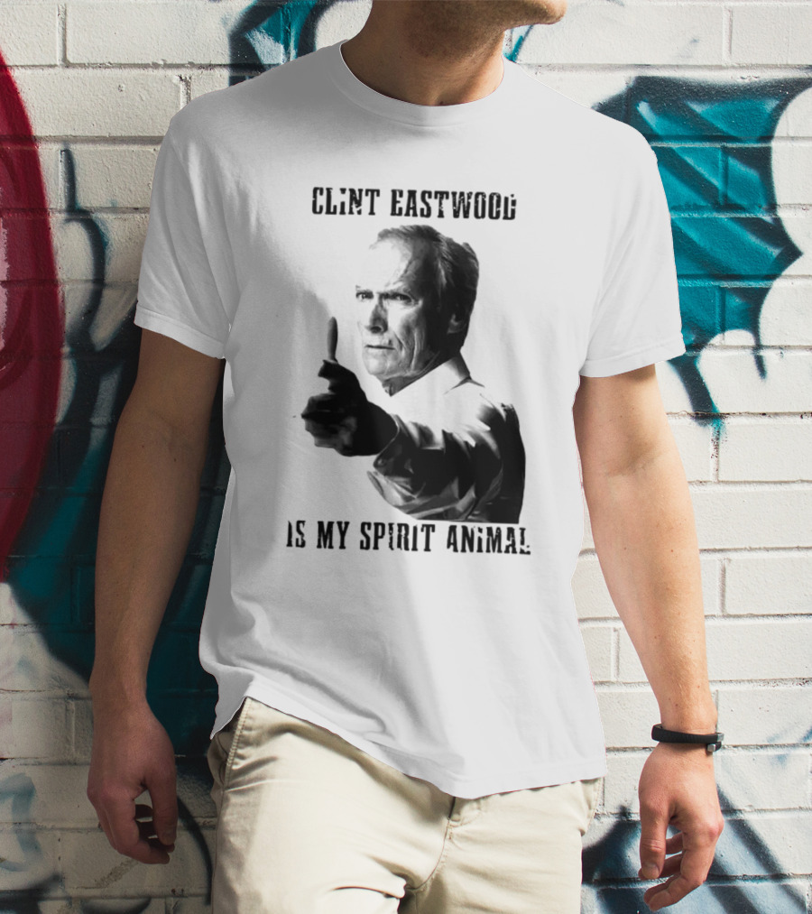 Clint Eastwood Is My Spirit Animal Image T-Shirt
