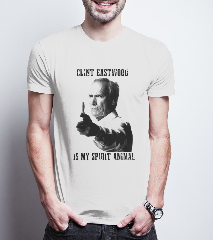 Clint Eastwood Is My Spirit Animal Image T-Shirt