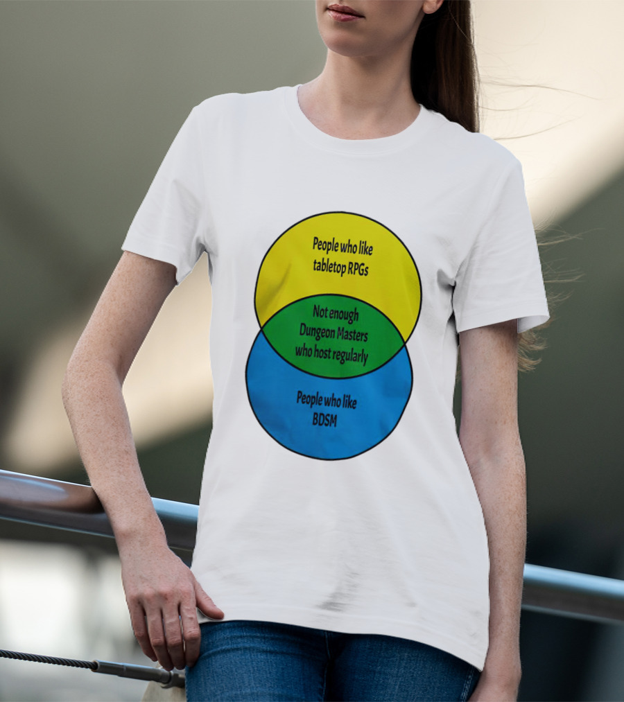 People Who Like Tabletop RPGs Not Enough Dungeon Masters Who Host Regularly People Who Like BDSM T-Shirt