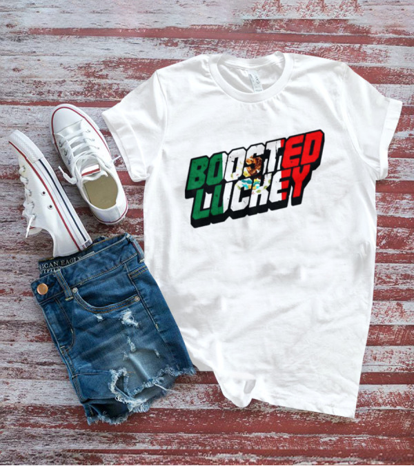 Boosted Luckey Mexico Mexican Flag Colors Eagle Emblem T-Shirt