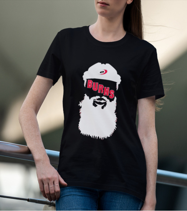 Carolina Hurricanes Brent Burns Hockey Bearded T-Shirt