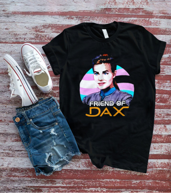 Friend Of Dax Star Trek Trans Pride Background T-Shirt