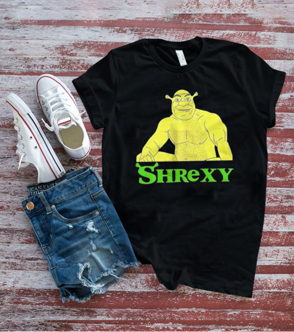 Shrek Shrexy Funny Ogre Meme T-Shirt