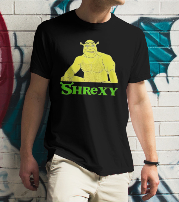 Shrek Shrexy Funny Ogre Meme T-Shirt