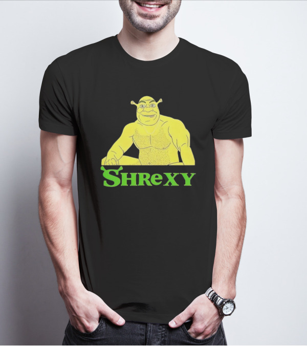 Shrek Shrexy Funny Ogre Meme T-Shirt