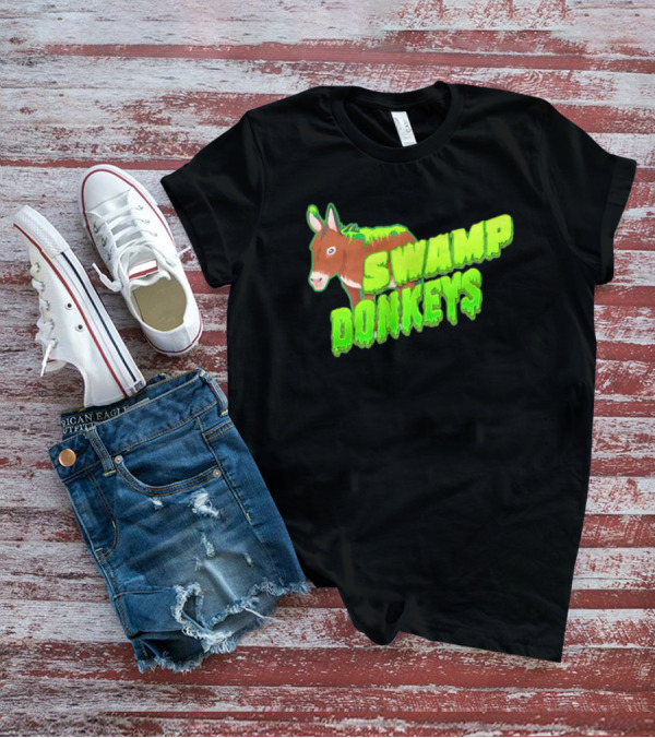 Swamp Donkeys Green Slime Donkey T-Shirt