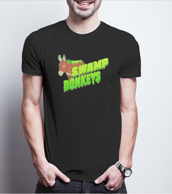 Swamp Donkeys Green Slime Donkey T-Shirt
