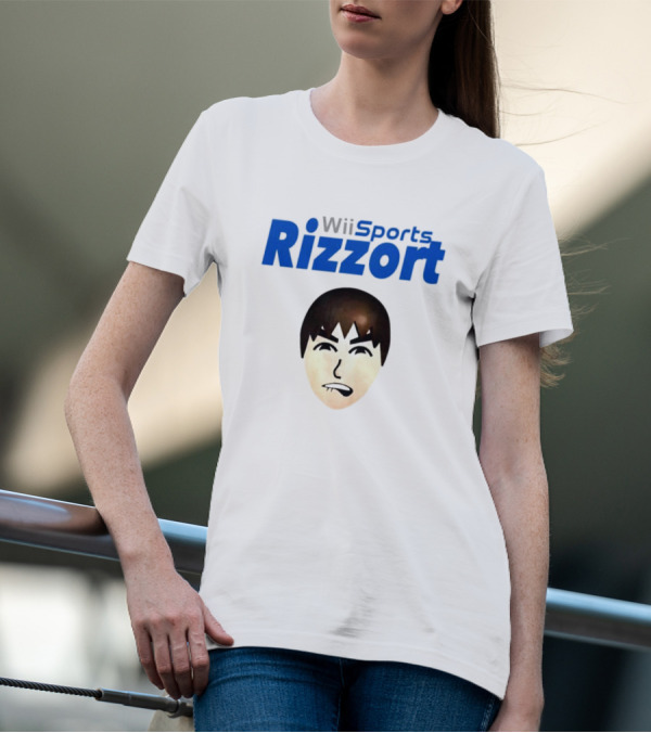 Wii Sports Rizzort Mii Character Face T-Shirt